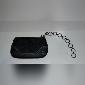 Coach Coin Purse Wristlet with Removeable Chain